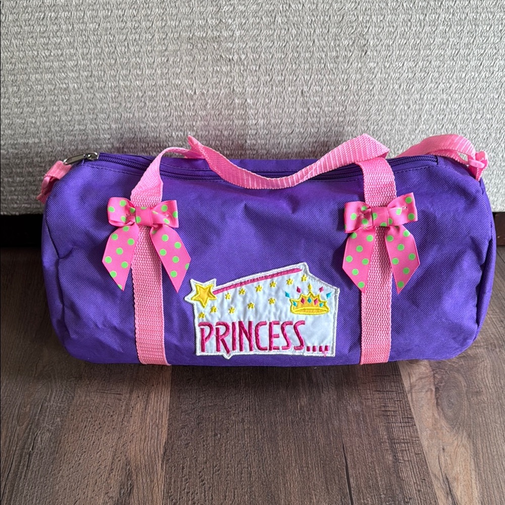 Purple Princess Kids Duffle Bag